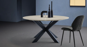 MANHATTAN RING - Round oak table top by Devina Nais - view 3